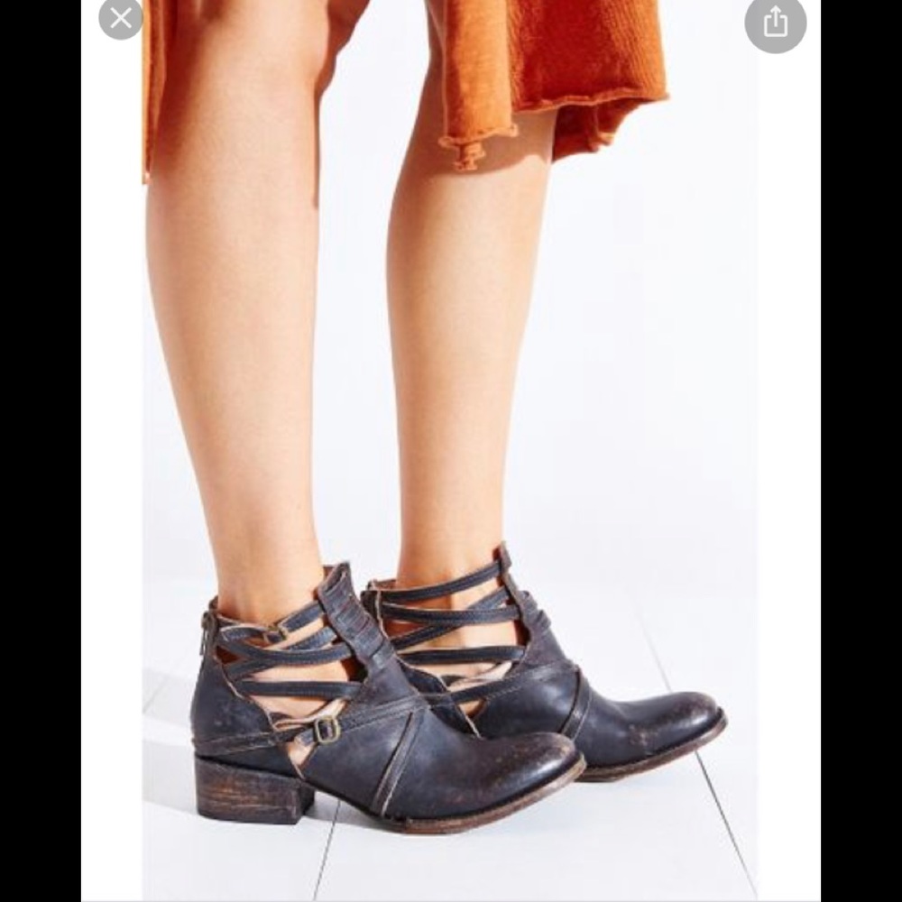 Freebird by Steven Stair Boot Black Distressed
